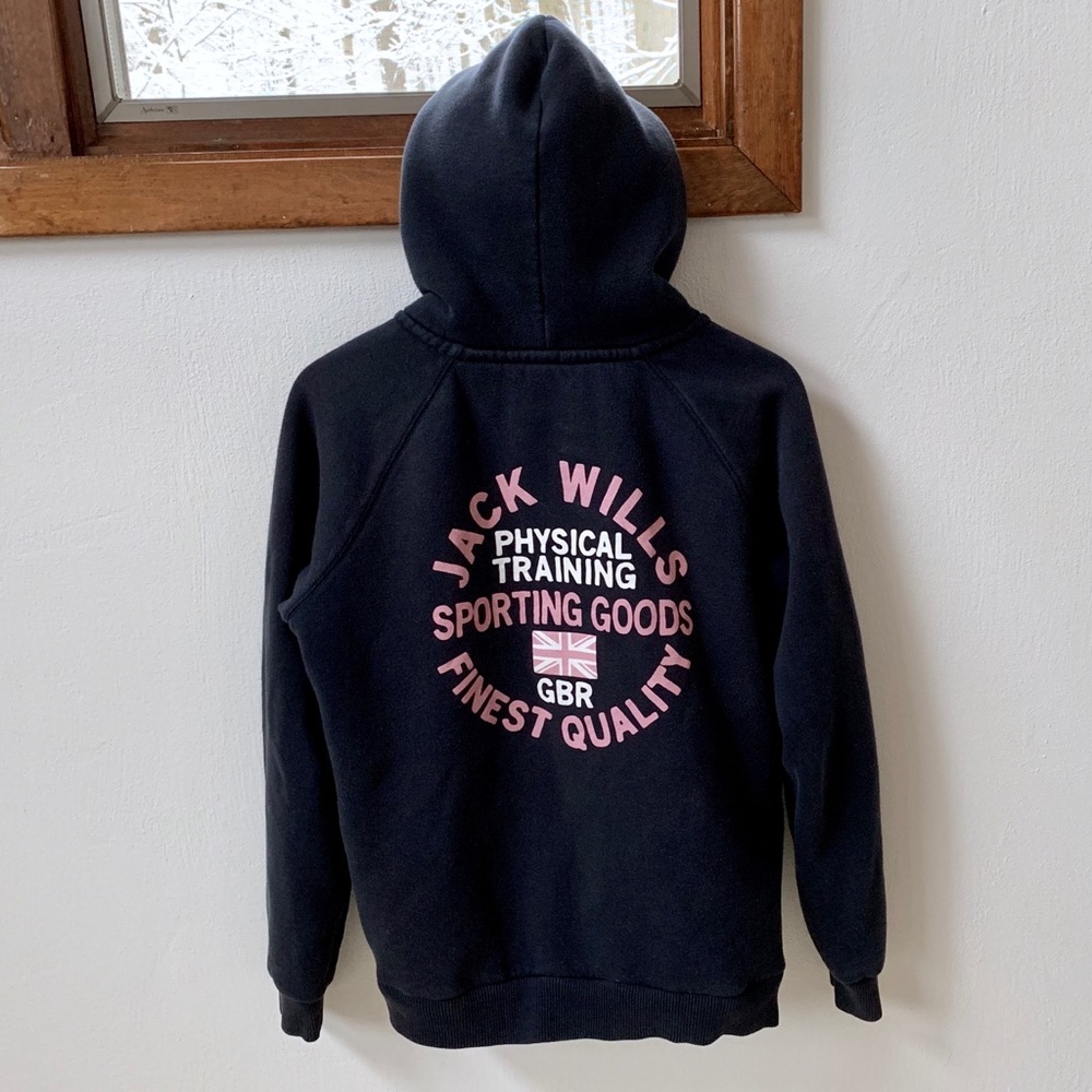 Jack Wills Thick Hoodie w/ fur inside & zip front